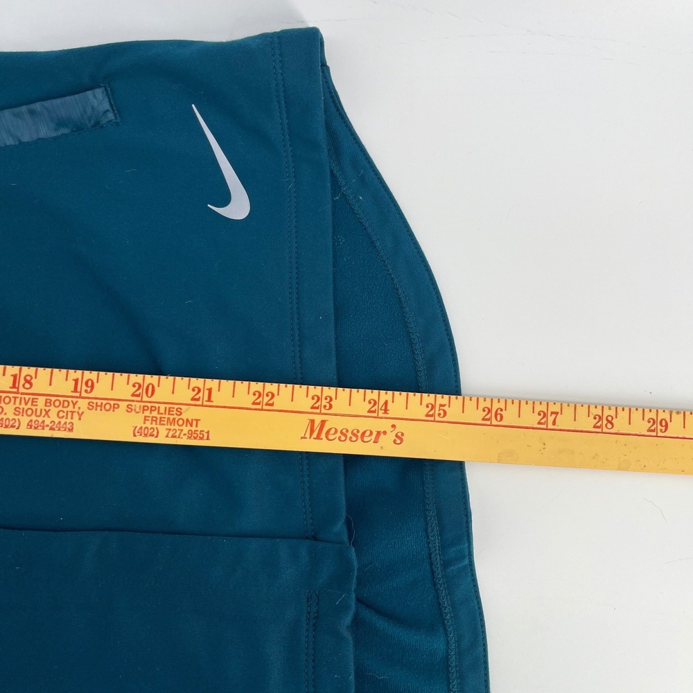 Nike Essential Quilted Running Aerolayer Mock Neck Vest Teal Blue Women Medium - Picture 6 of 6